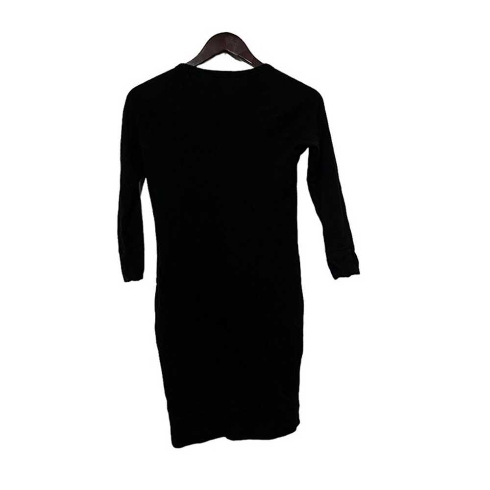 James Perse Black Long Sleeve Dress - image 3