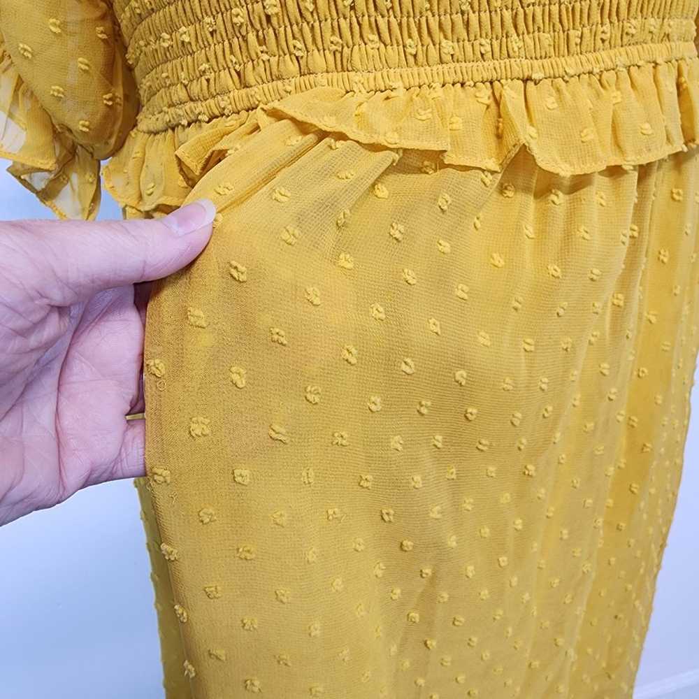Anthropologie Smocked Maxi Length Peasant Dress S… - image 6