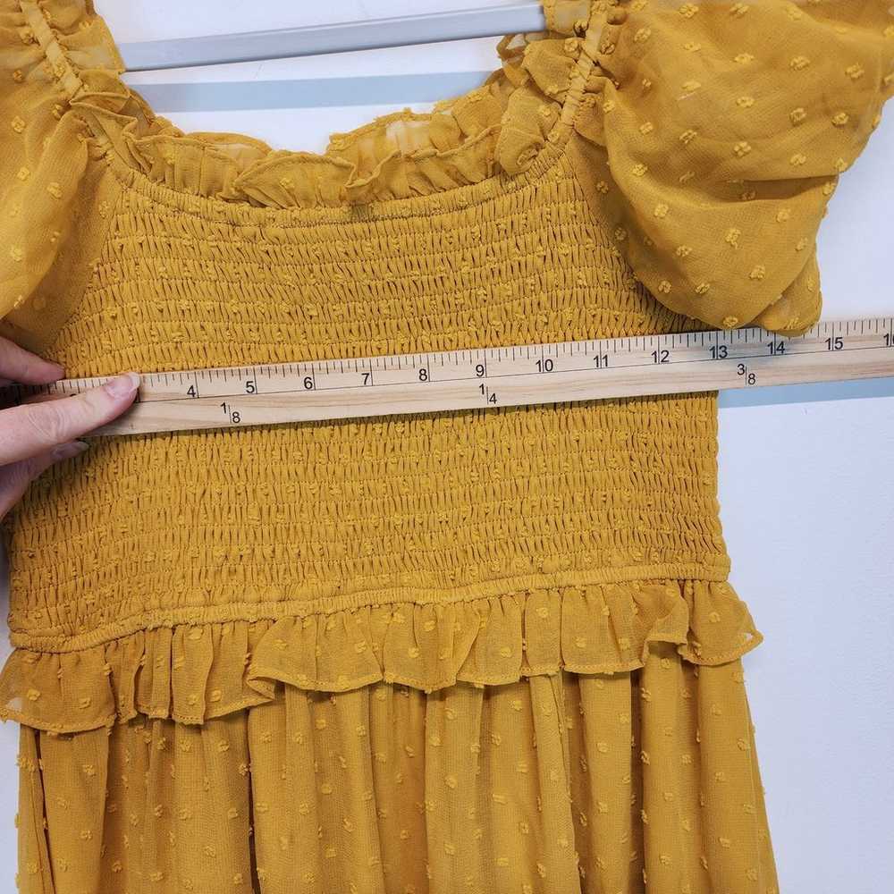 Anthropologie Smocked Maxi Length Peasant Dress S… - image 8
