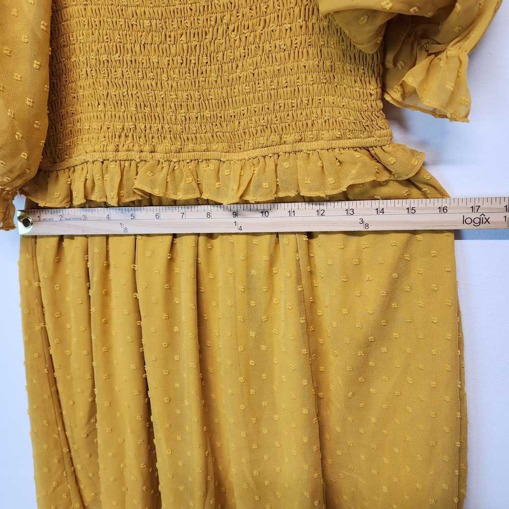 Anthropologie Smocked Maxi Length Peasant Dress S… - image 9