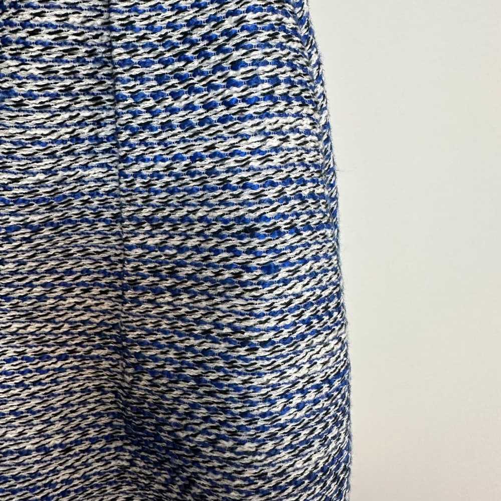 Shoshanna Blue Bell Tweed Dress Sleeveless Blue W… - image 7