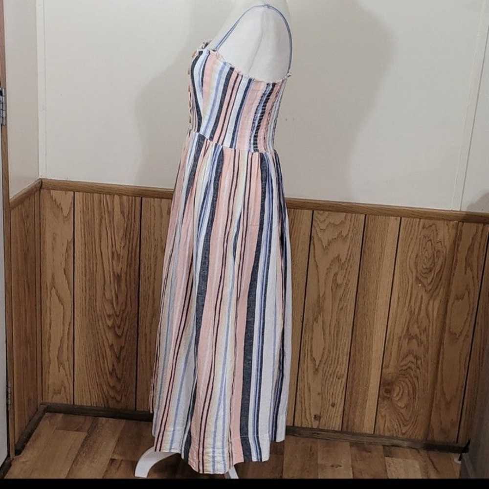 Free People Lilah Multi Striped Pleated Skirt Tub… - image 10