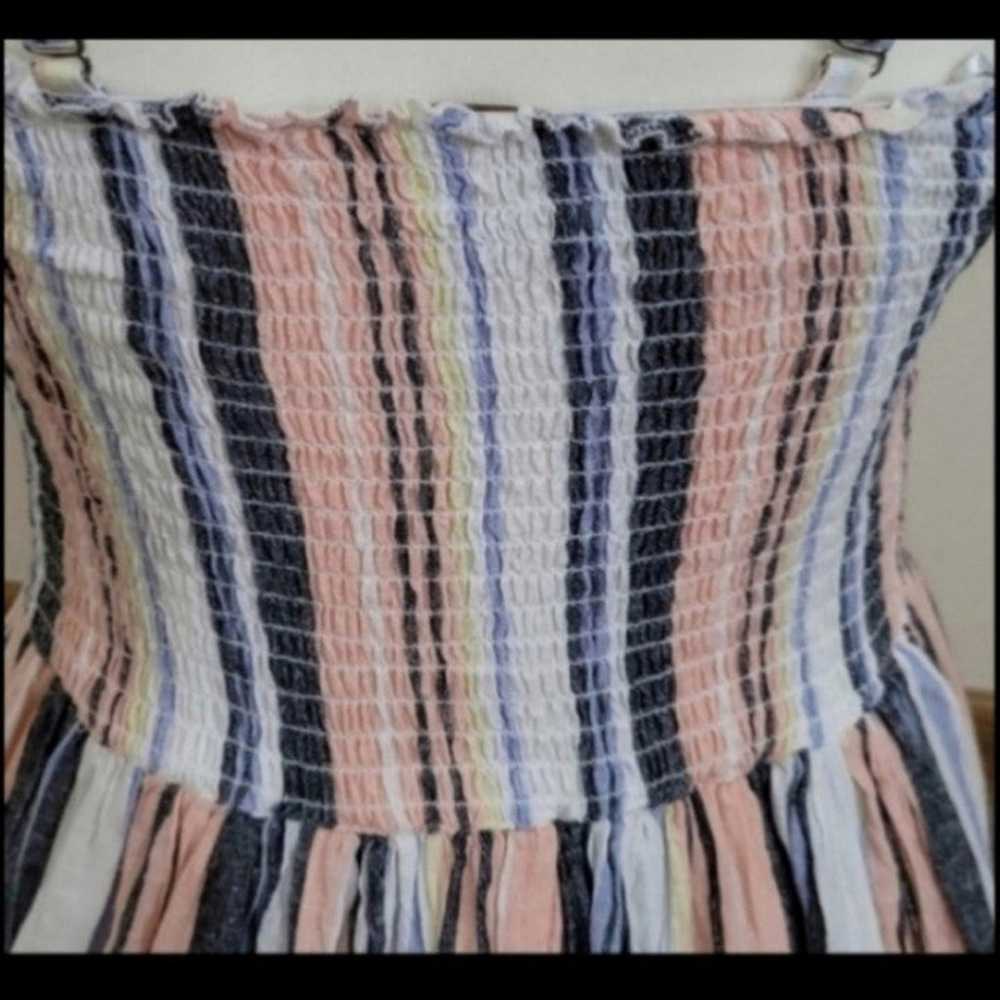 Free People Lilah Multi Striped Pleated Skirt Tub… - image 11