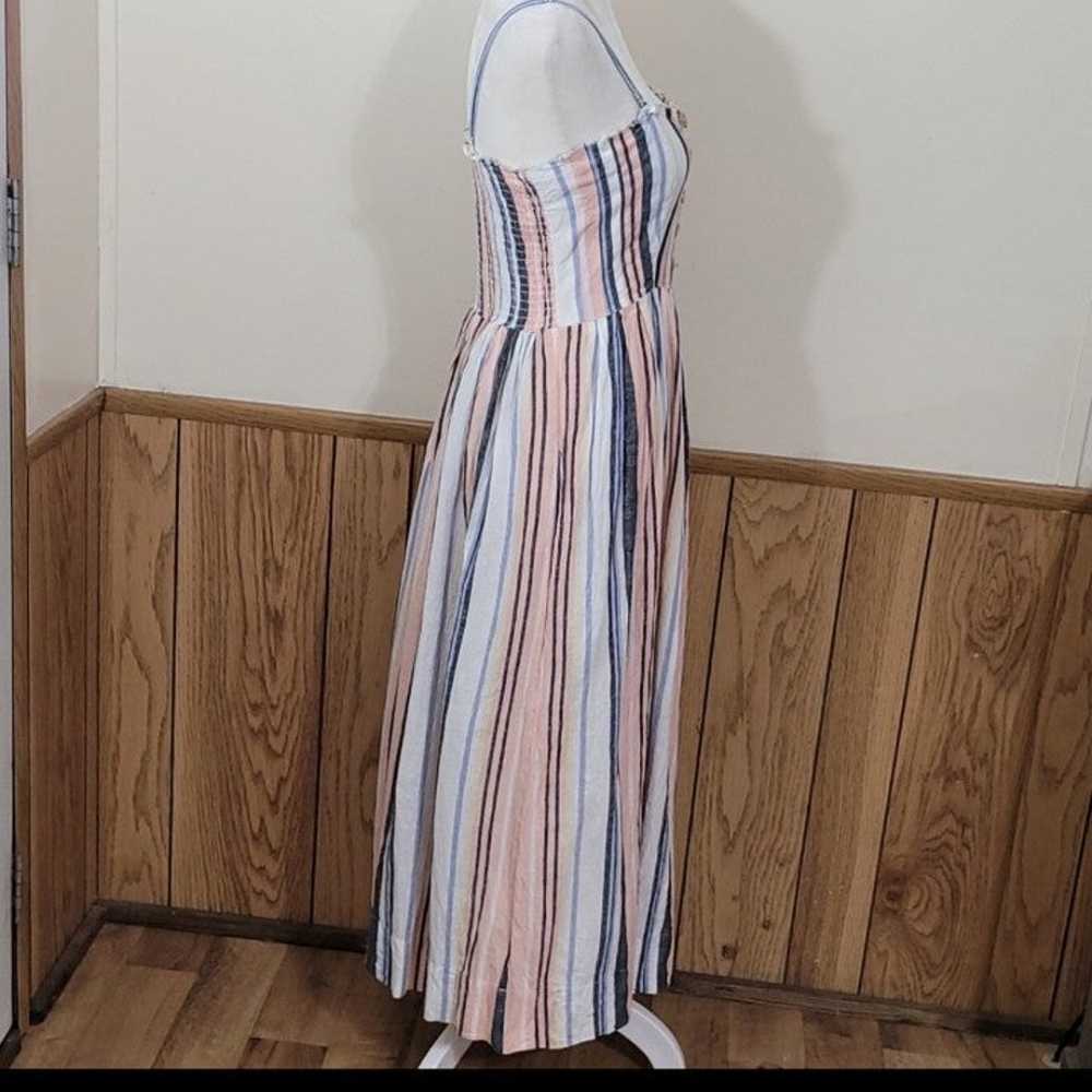 Free People Lilah Multi Striped Pleated Skirt Tub… - image 9