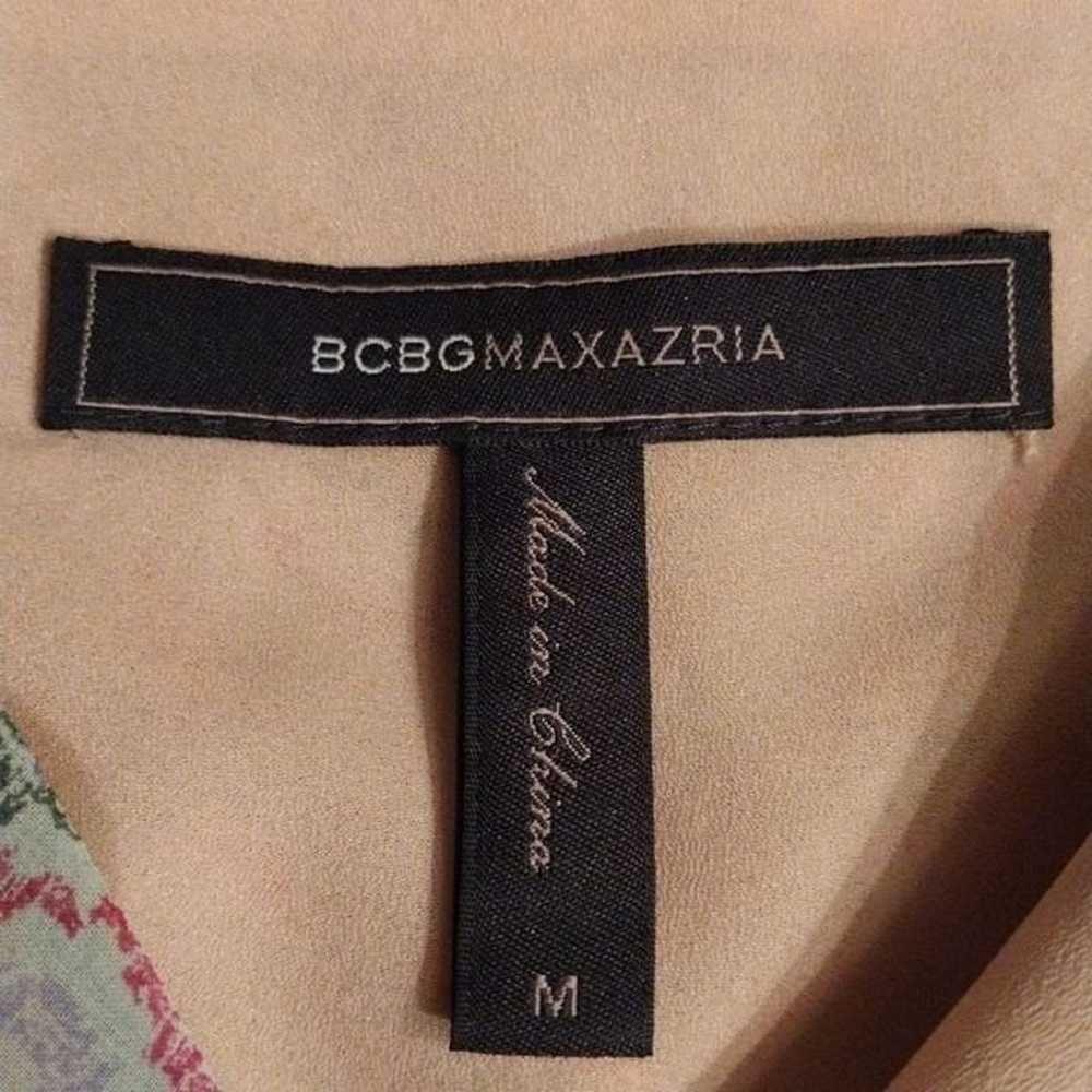 BCBGMAXAZRIA Chiffon "Novah" Silk Dress, Size M, … - image 6