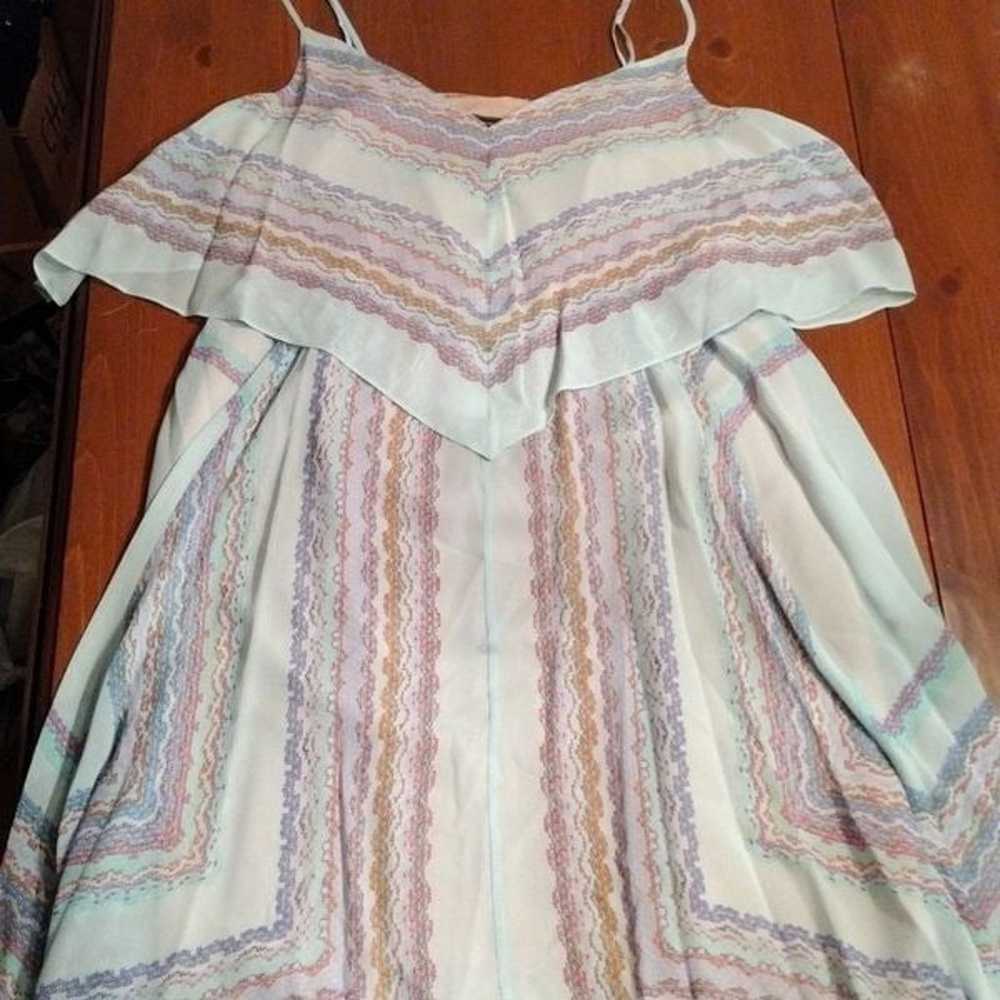 BCBGMAXAZRIA Chiffon "Novah" Silk Dress, Size M, … - image 7