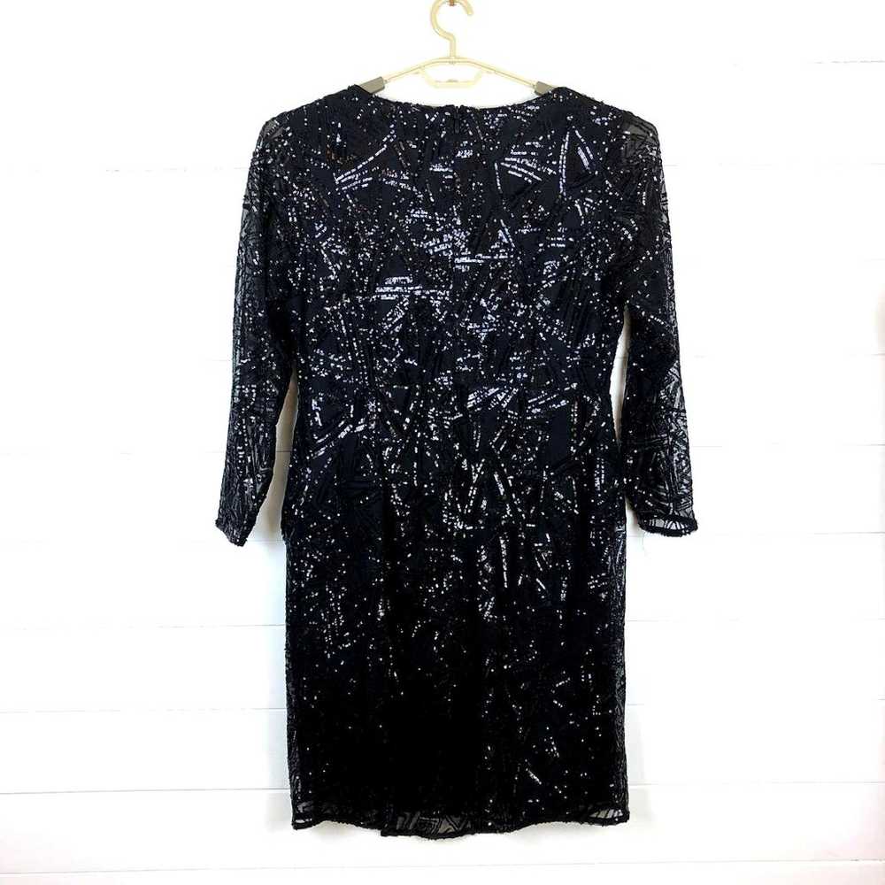 city chic Razzle sequins dress size S/16 black fa… - image 2