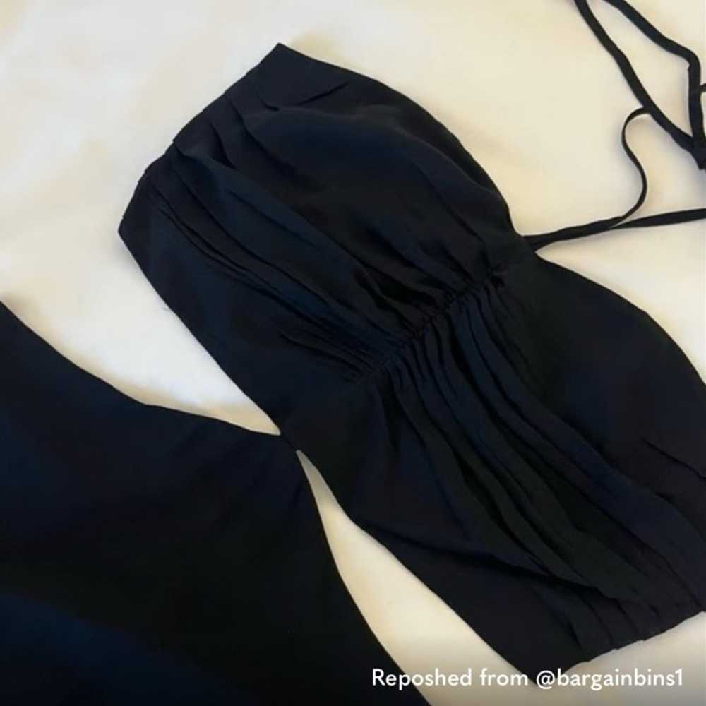 Reformation Riya Dress in Black size 10 - image 6