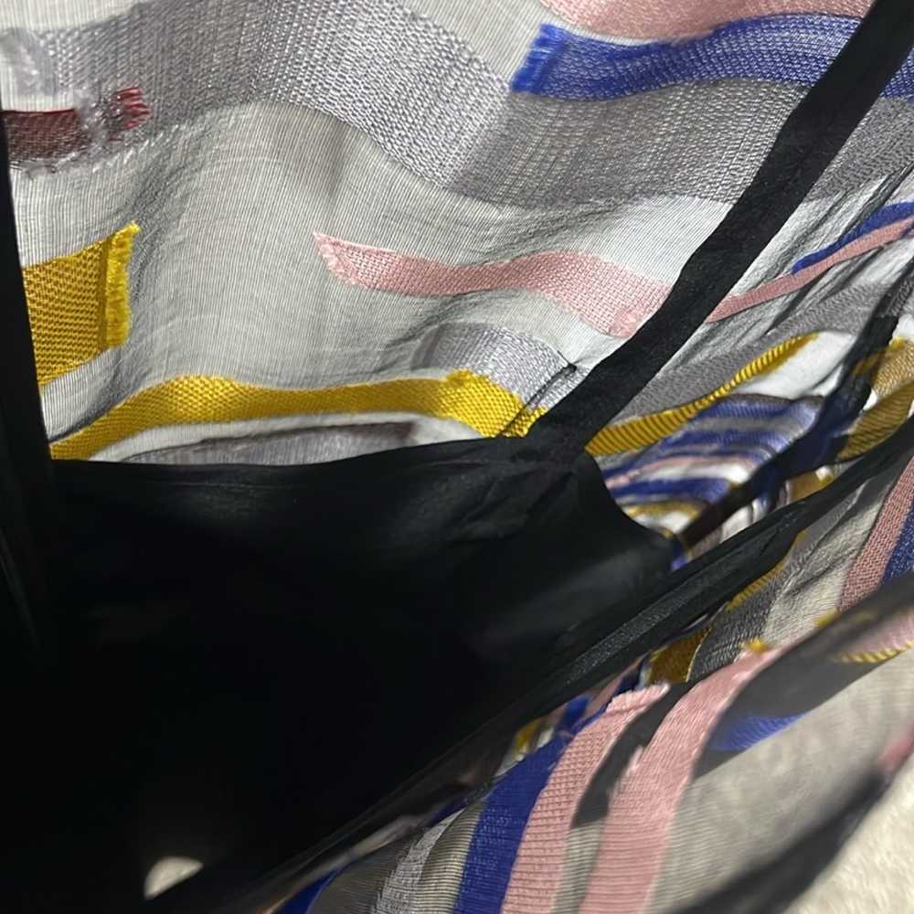Escada Multi-Colored Midi Dress Silk Blend Sz 38 … - image 11