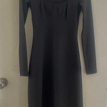 Aritzia Wilfred Gwen Midi Dress - Black