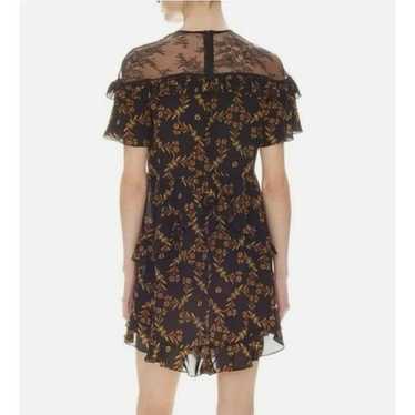 Sandro Alderic Lace Butterfly Mini Dress