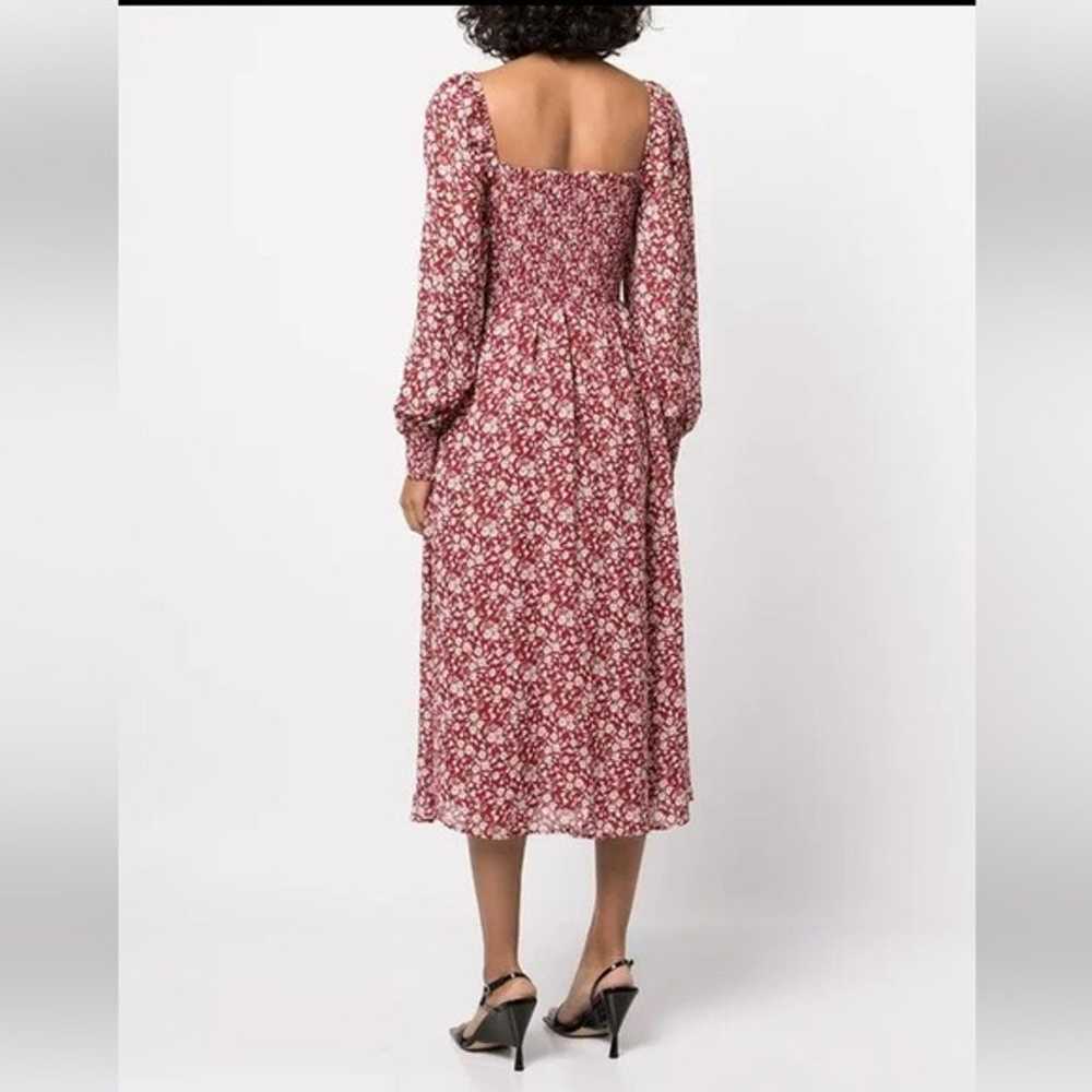 Reformation red floral Cello midi dress - image 6