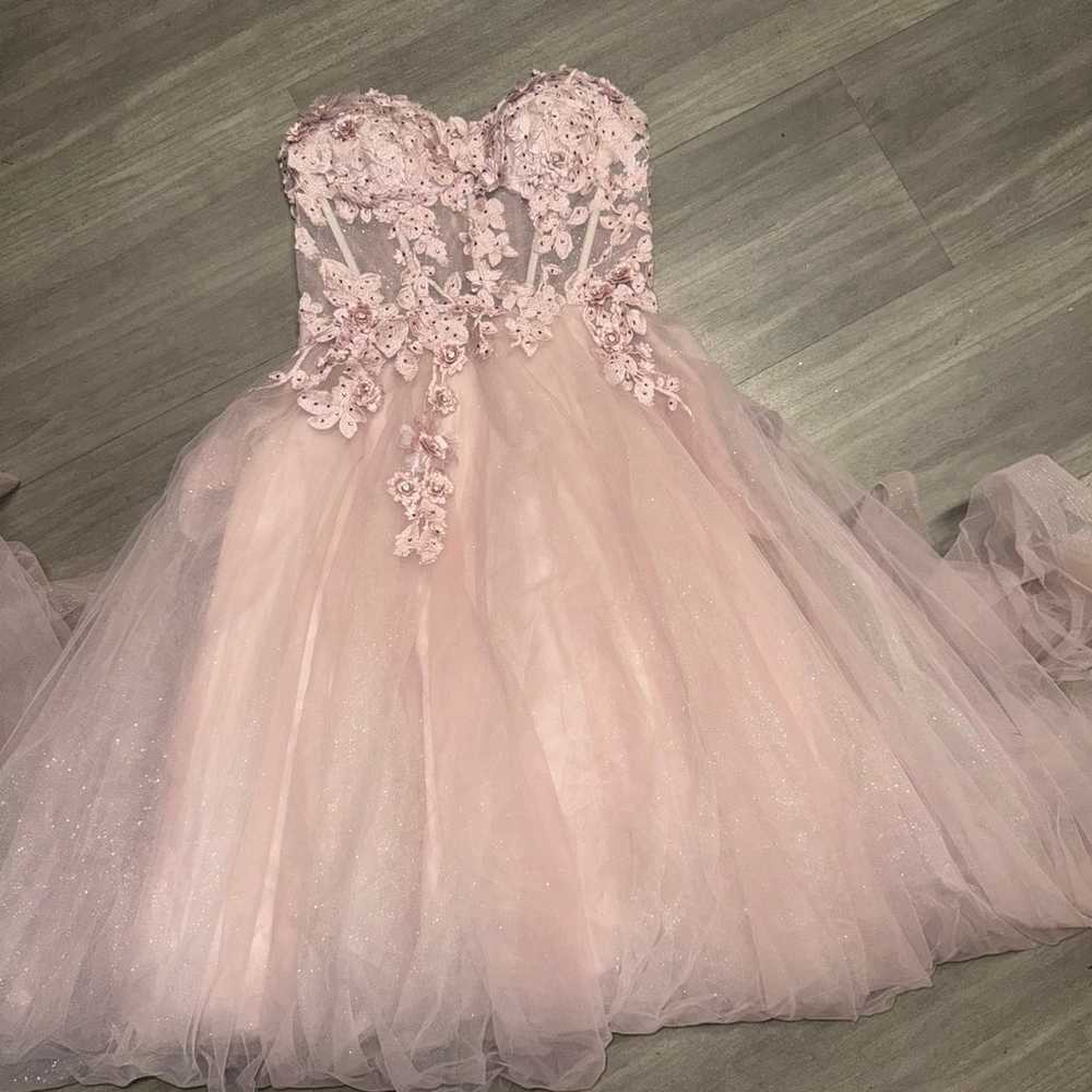 Pink Prom Dress - image 3