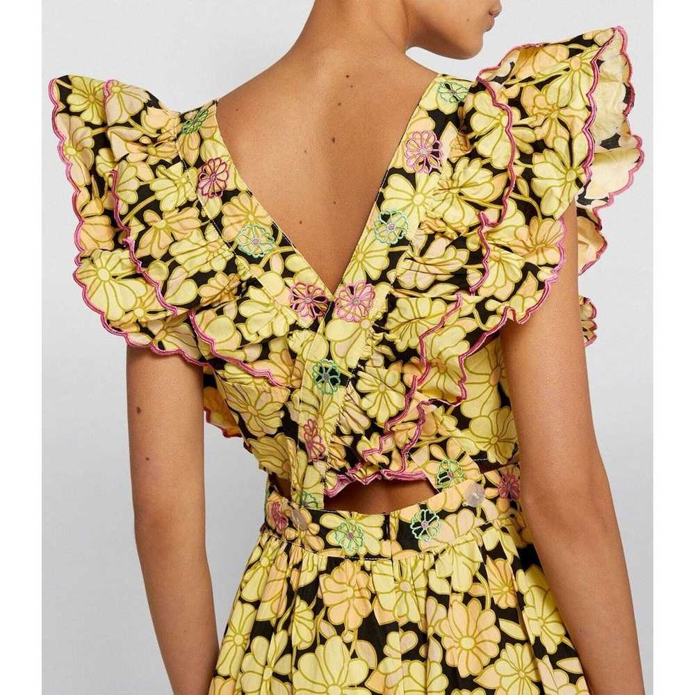 Celia B Acacia Mini Dress In Bloom Yellow Floral … - image 3