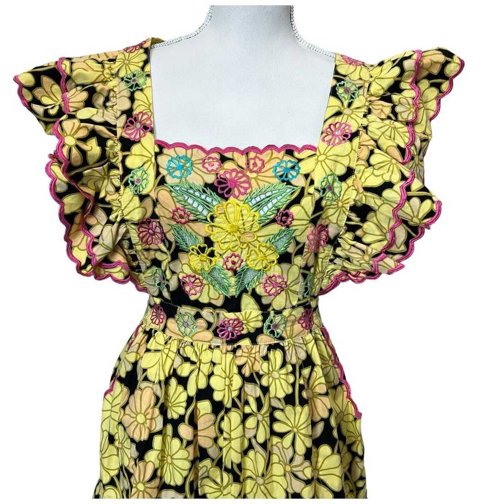 Celia B Acacia Mini Dress In Bloom Yellow Floral … - image 6