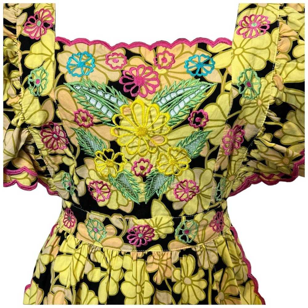 Celia B Acacia Mini Dress In Bloom Yellow Floral … - image 7