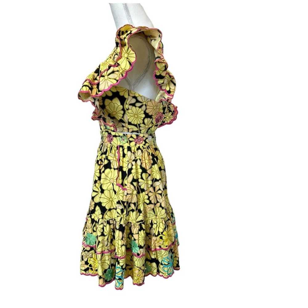 Celia B Acacia Mini Dress In Bloom Yellow Floral … - image 8