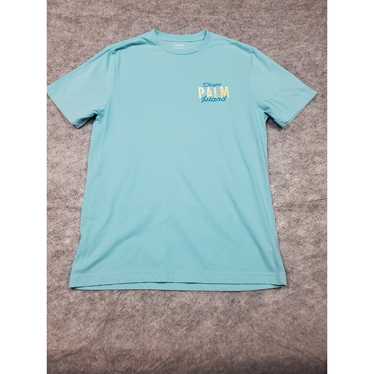 Chaps Palm Island Men's Small T-Shirt Blue Short … - image 1