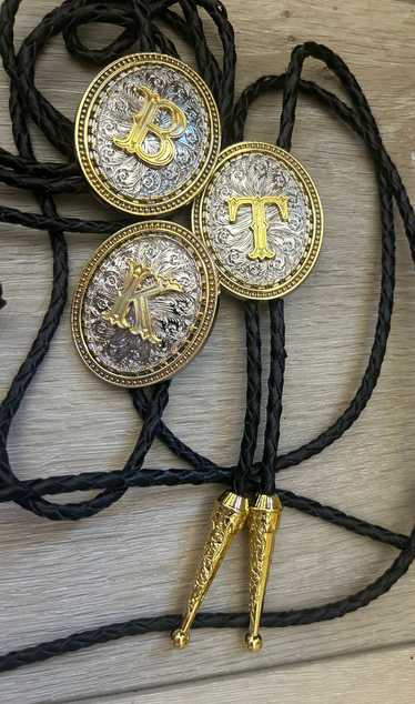 Southwestern Initial Bolo Tie - Personalized Gifts