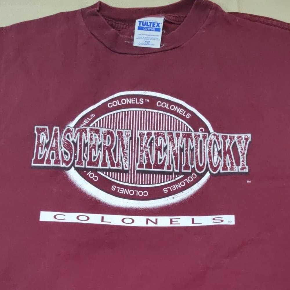 Vintage Eastern Kentucky Colonels T-shirt size la… - image 1