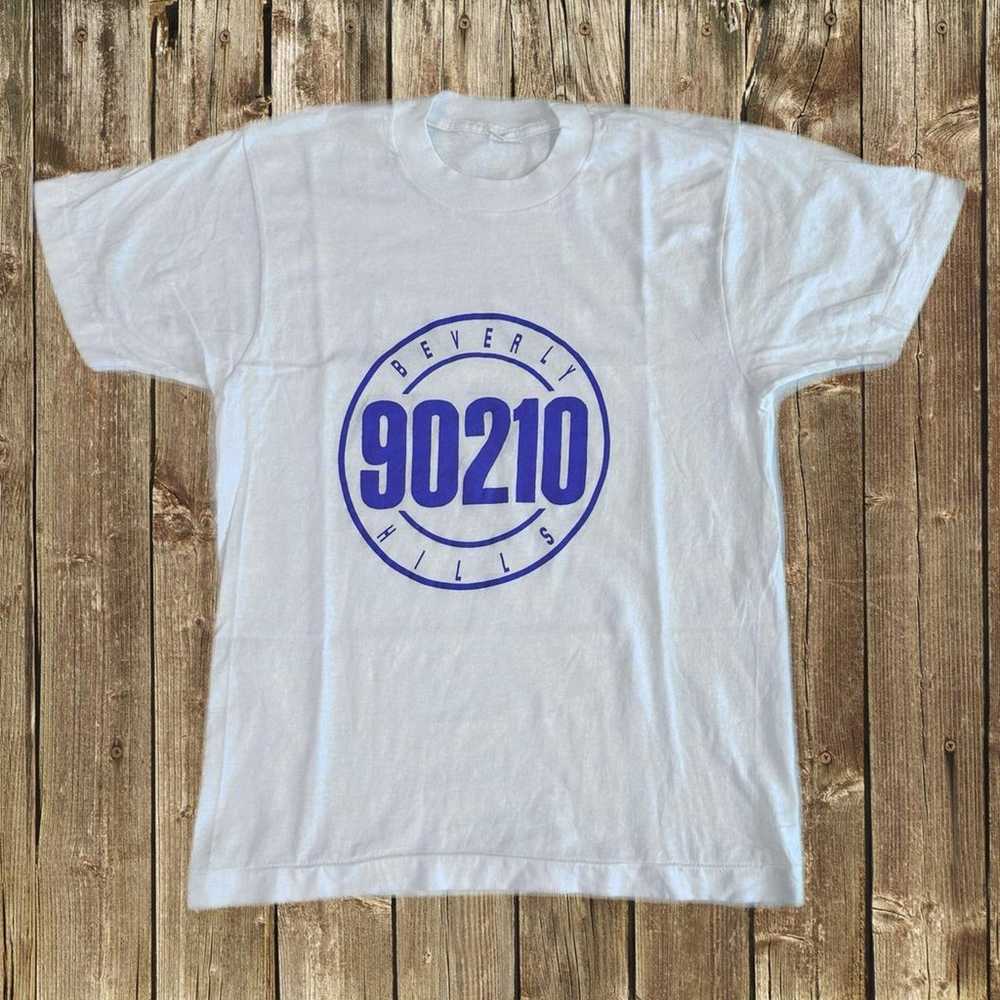 Vintage beverly hills 90210 white t shirt - image 1