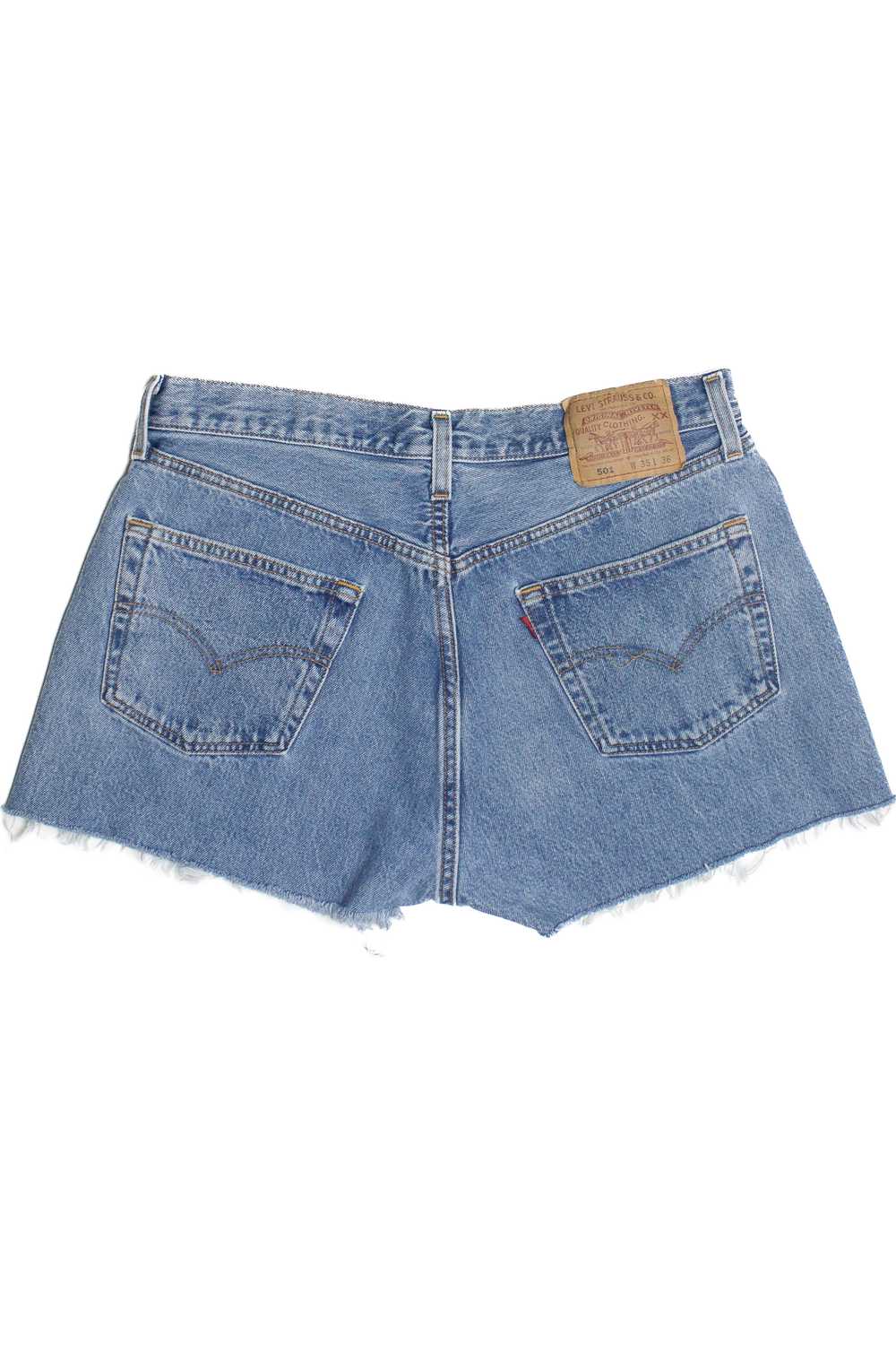 Vintage Levi's 501 High Waisted Cut Off Shorts 14… - image 3