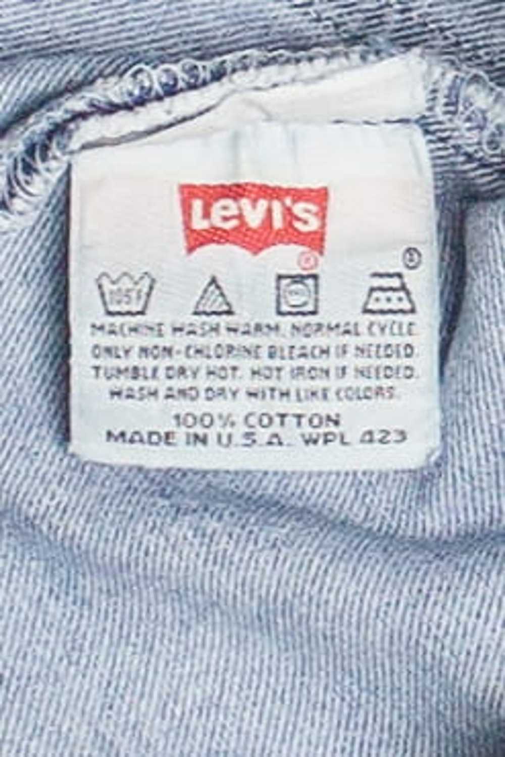 Vintage Levi's 501 High Waisted Cut Off Shorts 14… - image 5