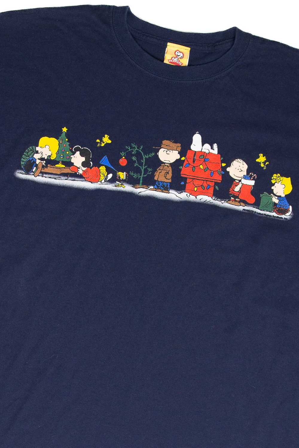 Vintage Peanuts Holiday T-Shirt - image 2