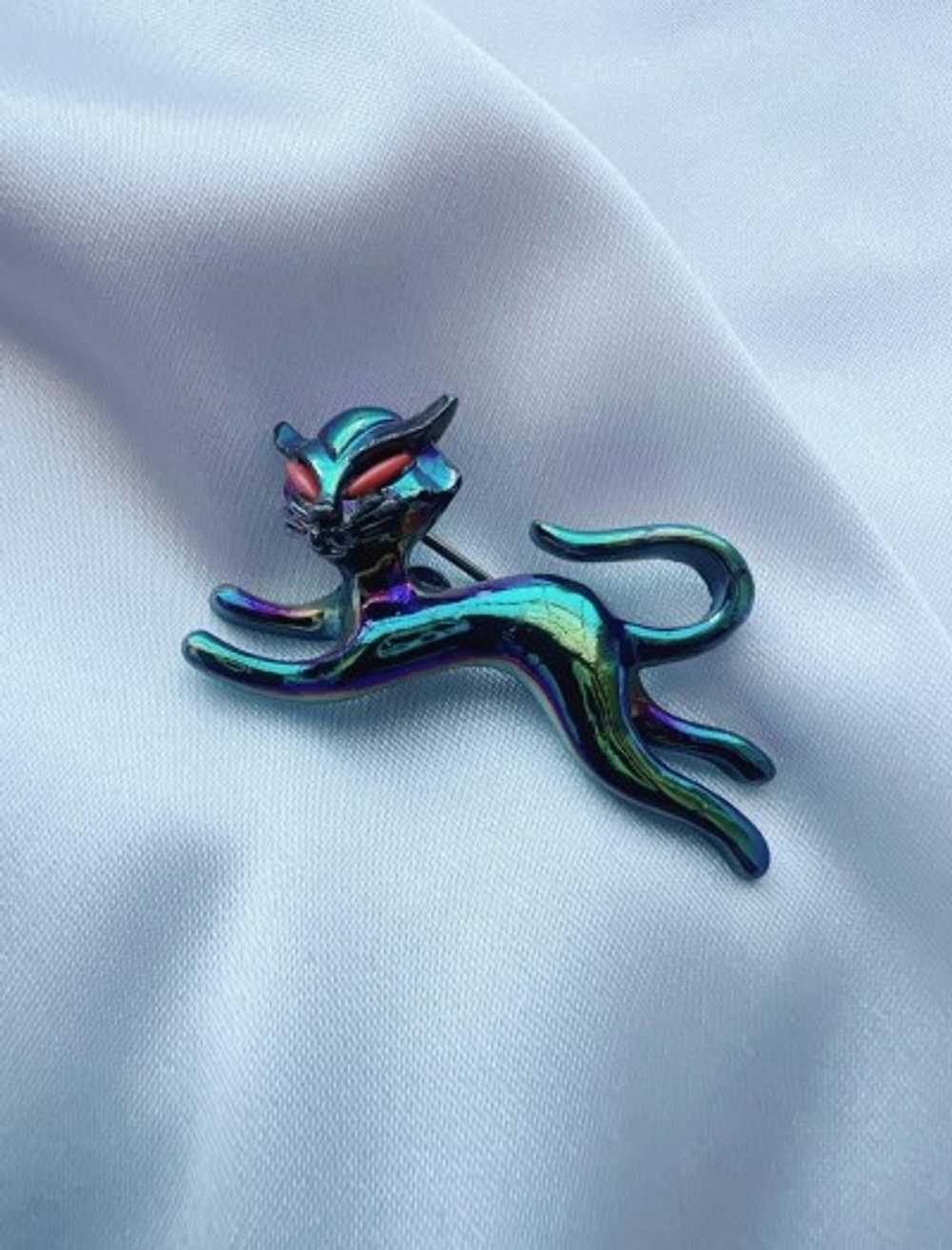 50s eclipse kitty brooch - image 2