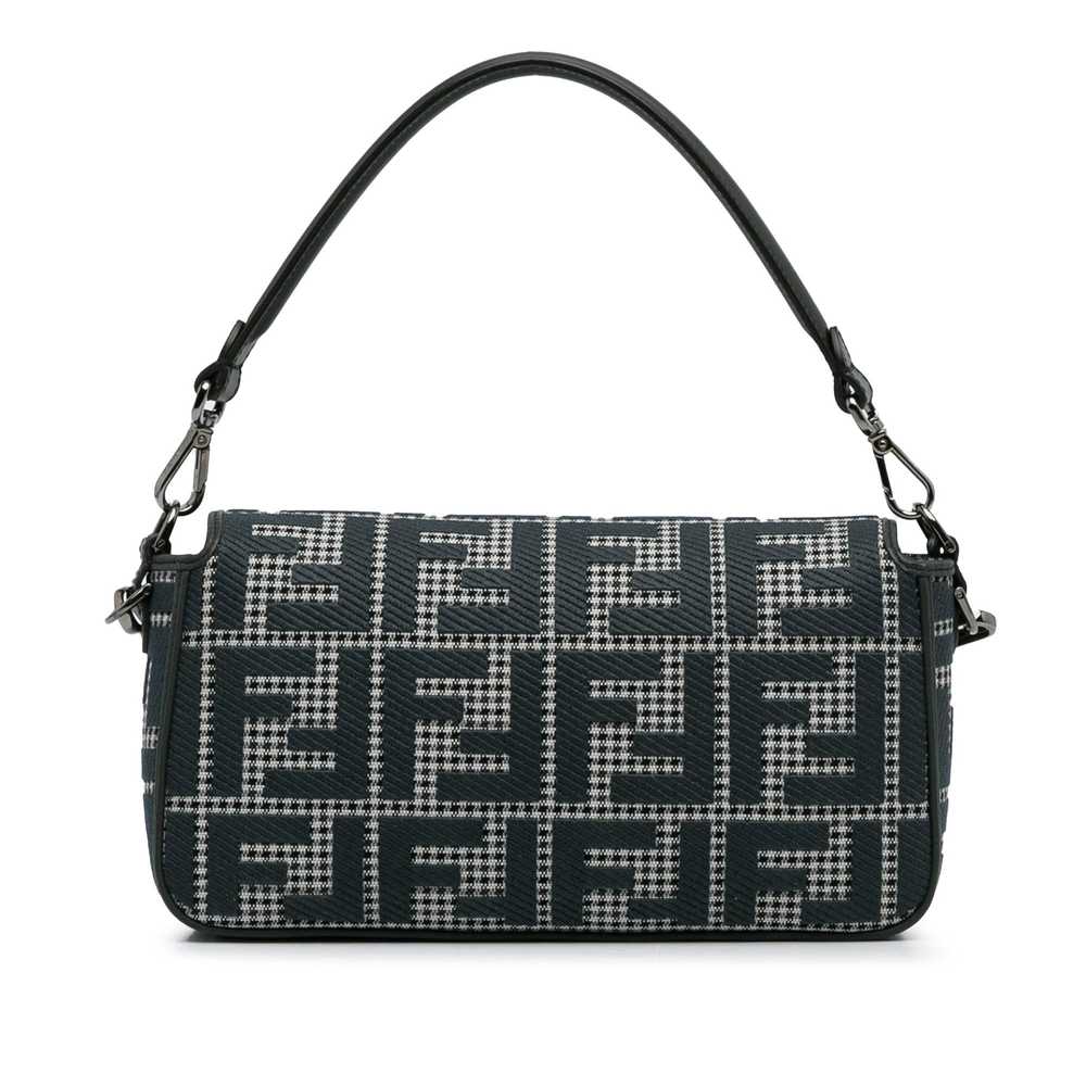Product Details Fendi Black Houndstooth Zucca Bag… - image 4