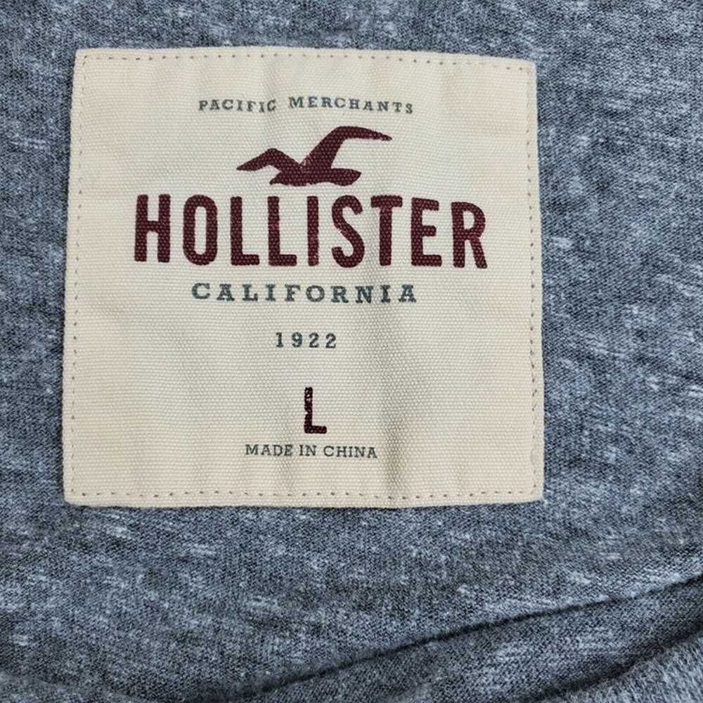 Hollister California Embroidered Grey Woman Large… - image 8