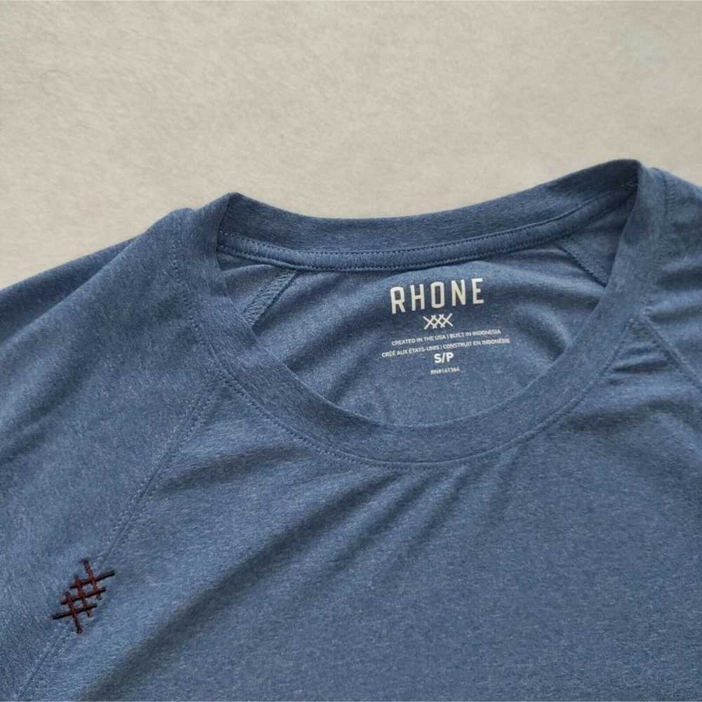 Rhone T-Shirt Men's Small Athletic Blue Short Sle… - image 3