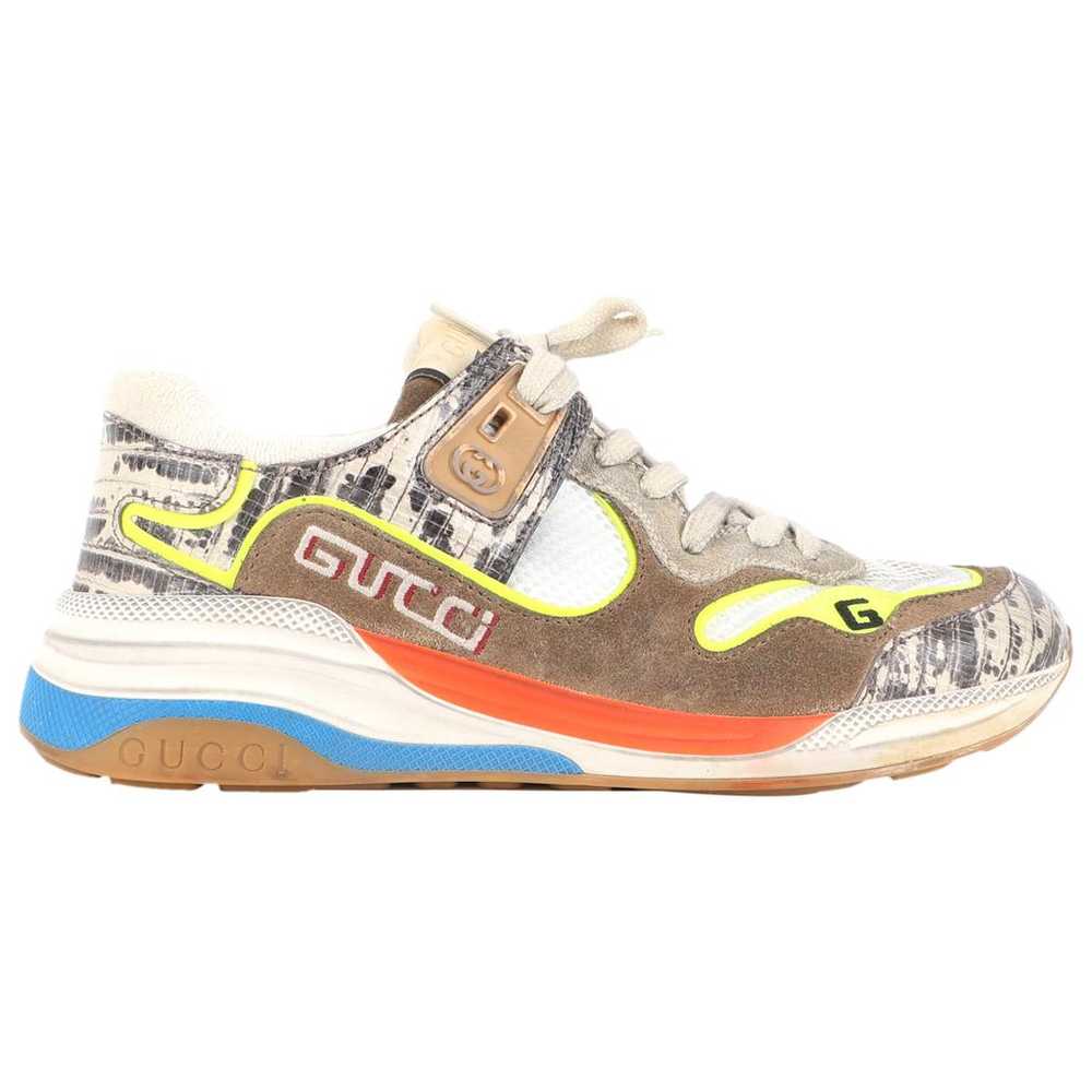 Gucci Ultrapace leather trainers - image 1