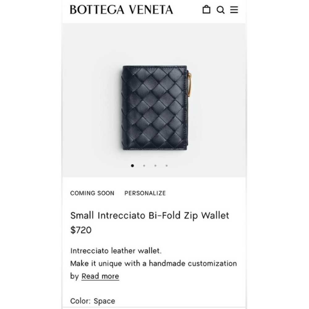 Bottega Veneta Intrecciato leather wallet - image 9