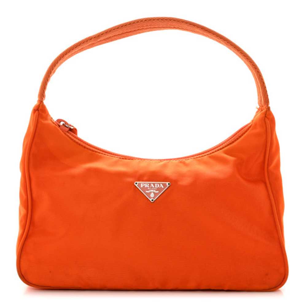 PRADA Tessuto Nylon Sport Mini Shoulder Bag Aranc… - image 1