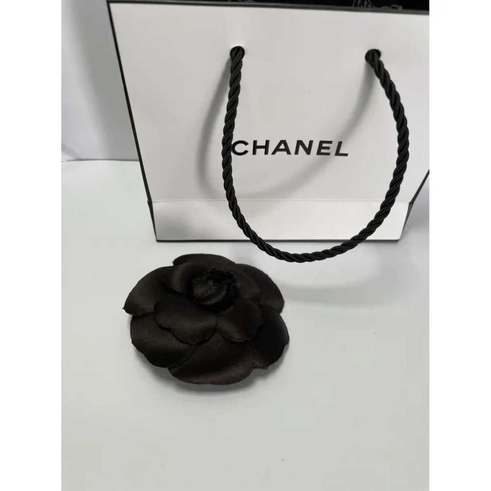 Chanel Camélia silk pin & brooche - image 3