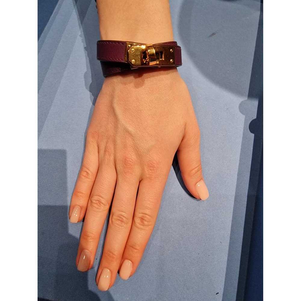 Hermès Mini Kelly leather bracelet - image 2