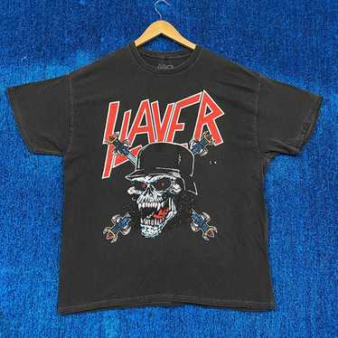 Slayer Laughing Skull Show No Mercy Heavy Metal T… - image 1