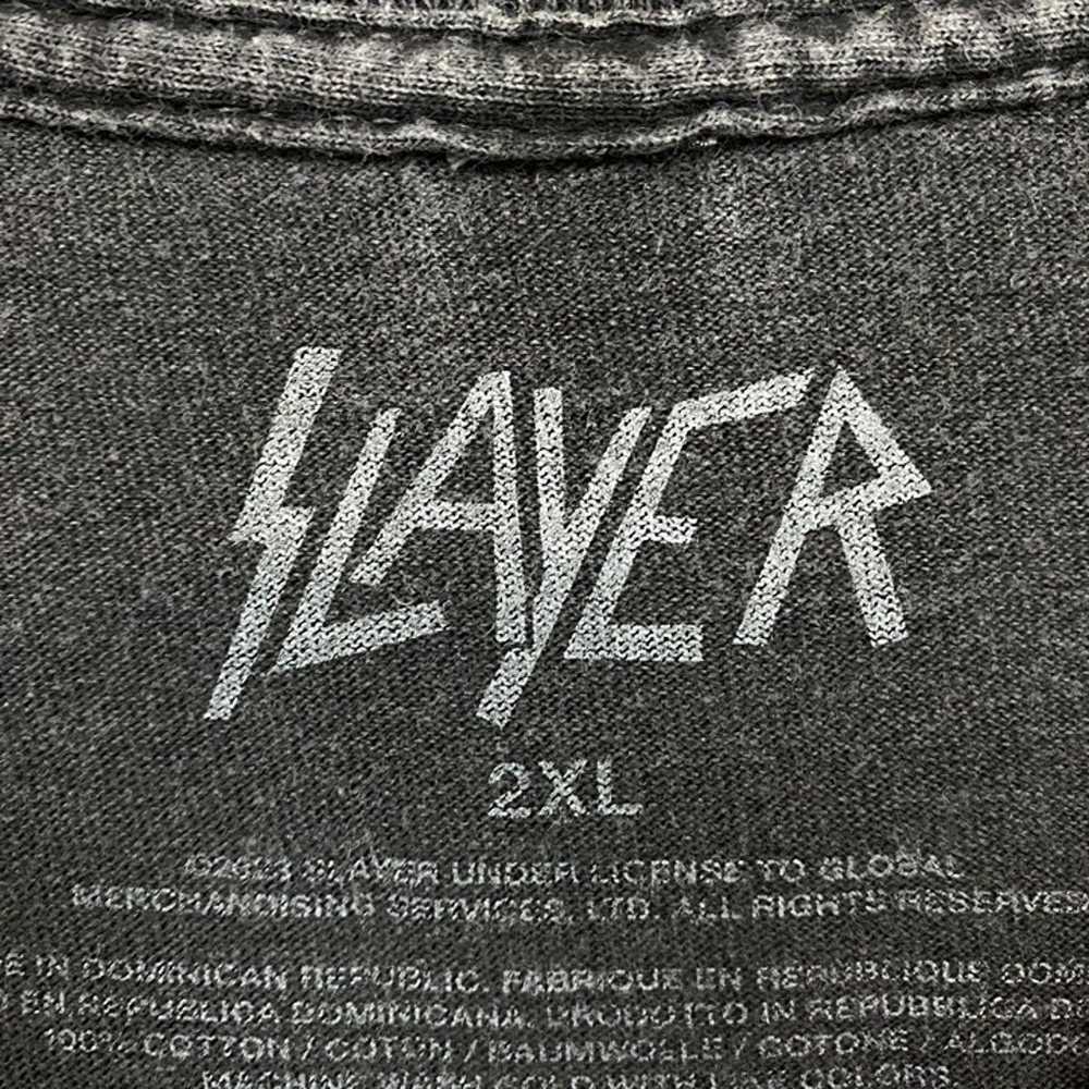 Slayer Laughing Skull Show No Mercy Heavy Metal T… - image 4