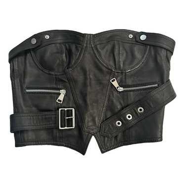 Manokhi Leather corset