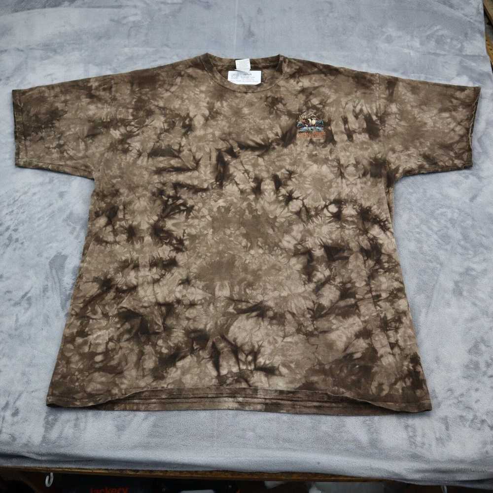 Pagosa Springs Colorado Shirt Mens 2XL Brown Tie … - image 5