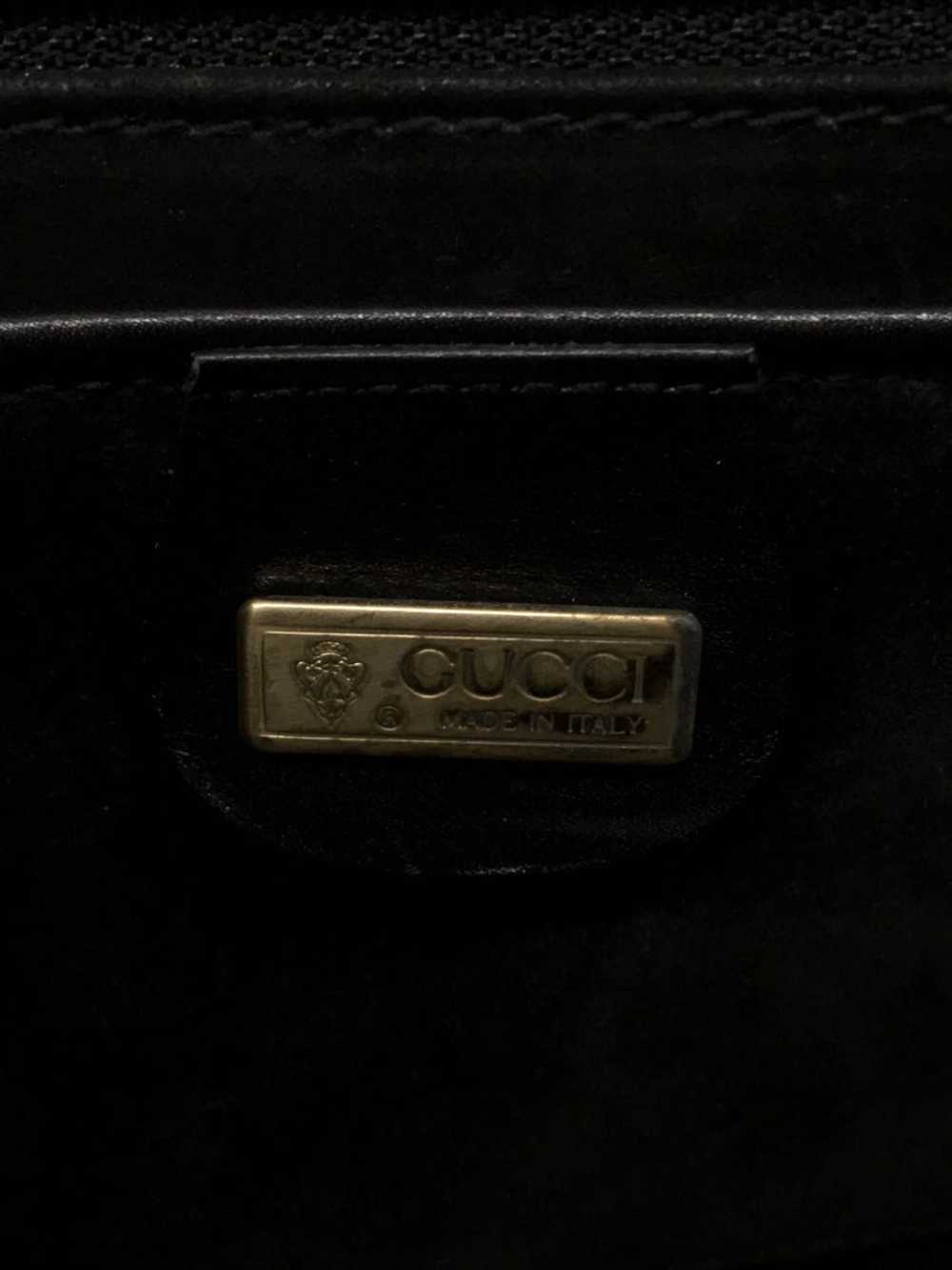 Gucci Handbag Leather Black Old Bag - image 3