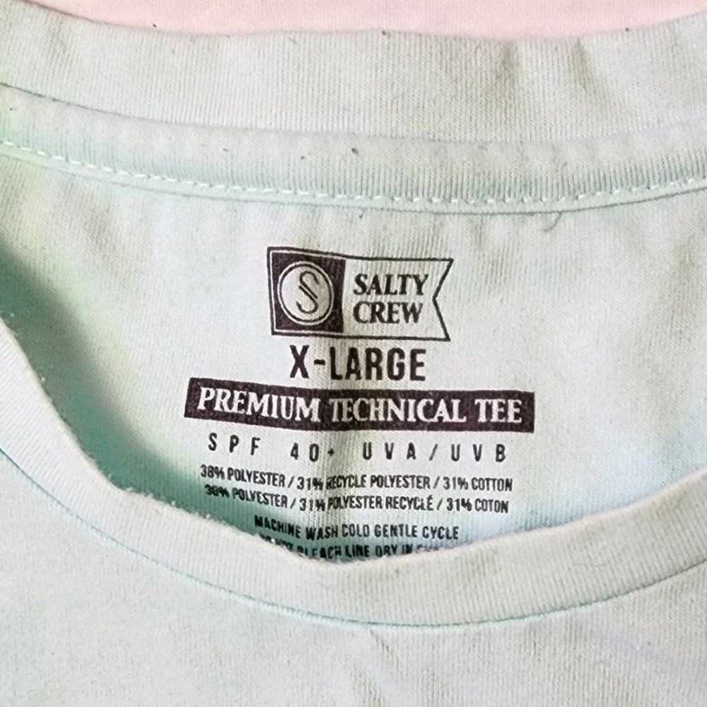 Salty Crew Men's Four Corners Tech T-Shirt - Seaf… - image 4