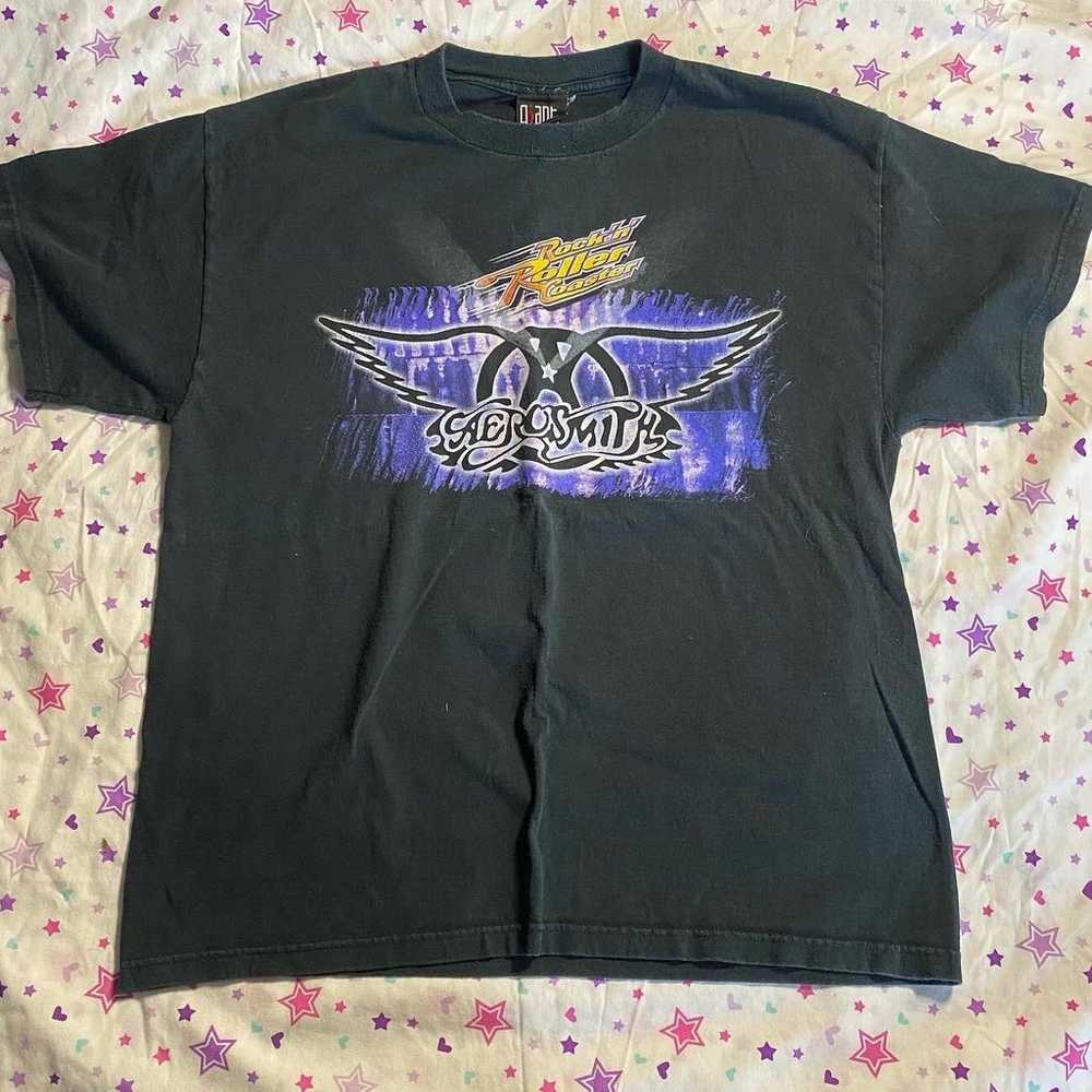 Vintage Rock’n’ Roller Coaster AeroSmith shirt - image 1
