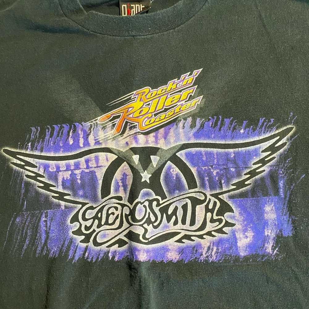 Vintage Rock’n’ Roller Coaster AeroSmith shirt - image 2