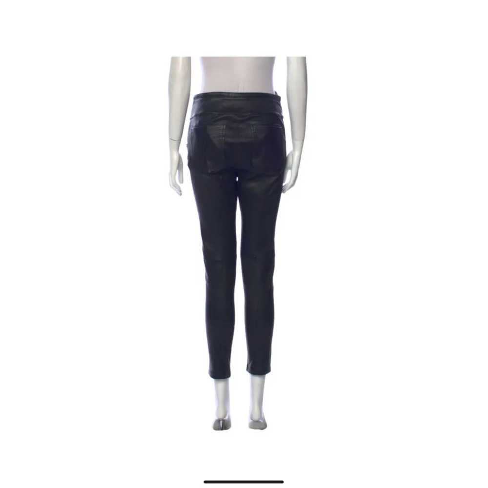 Iro Leather slim pants - image 3