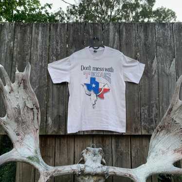 White tee (Don't Mess With Texas) - image 1