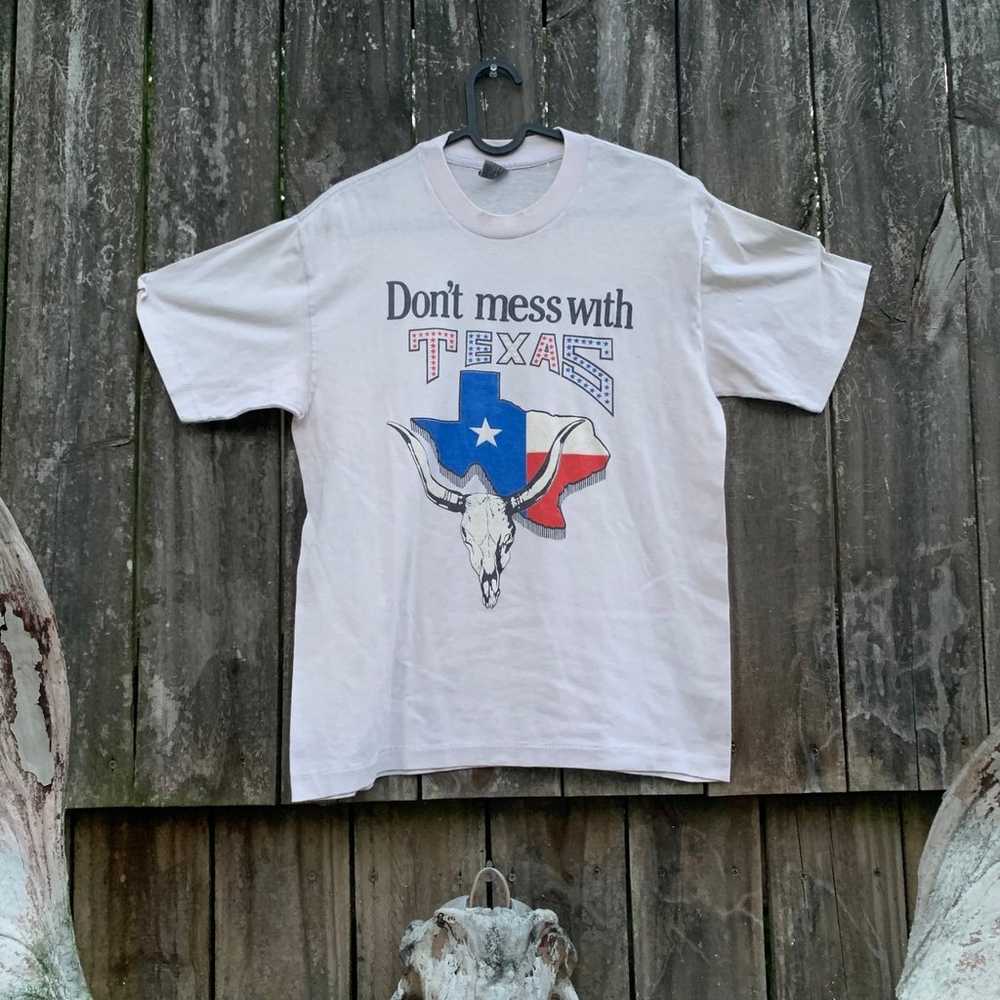 White tee (Don't Mess With Texas) - image 2
