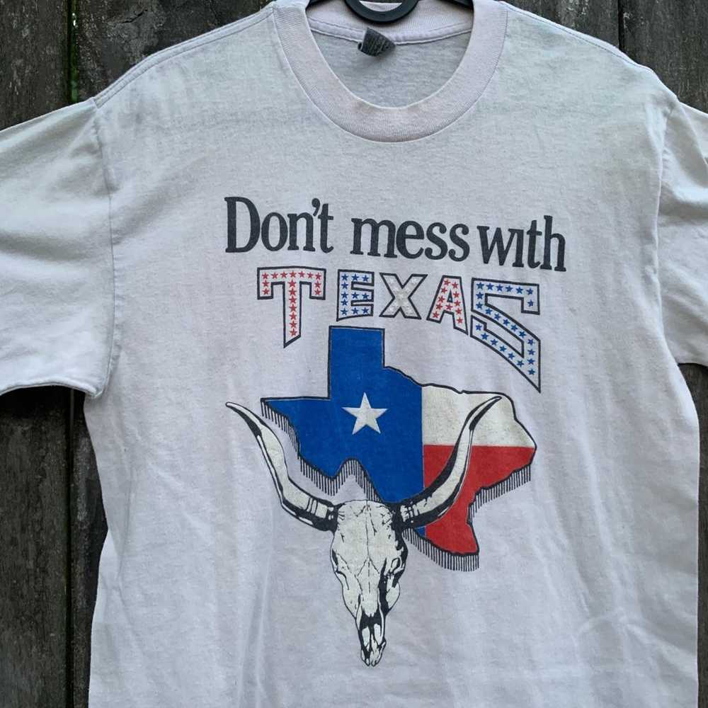 White tee (Don't Mess With Texas) - image 4