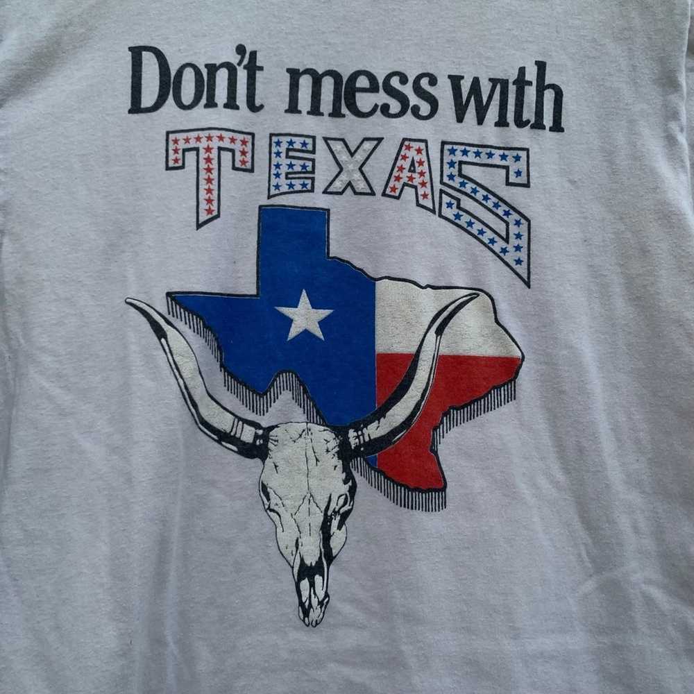 White tee (Don't Mess With Texas) - image 5